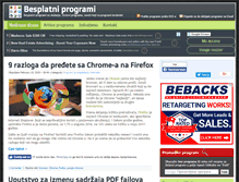 Tablet Screenshot of besplatniprogrami.org